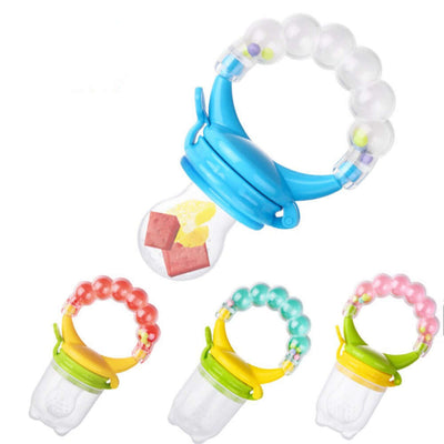 Tiny Royalty baby fruit food supplement fruit feeder in colorful designs, ideal for efficient and safe fruit feeding.
